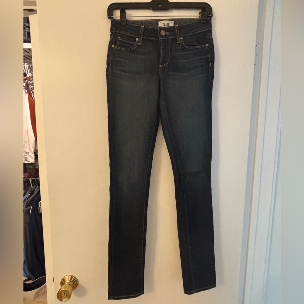 Paige dark denim jeans size 24